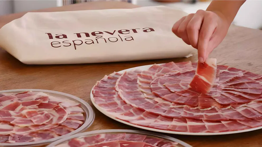 Jam&oacute;n ib&eacute;rico cortado a cuchillo de La Nevera Espa&ntilde;ola