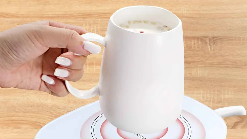 Calentador de tazas port&aacute;til de Carrefour