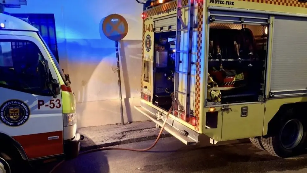 Cami&oacute;n de Bomberos en una foto de archivo