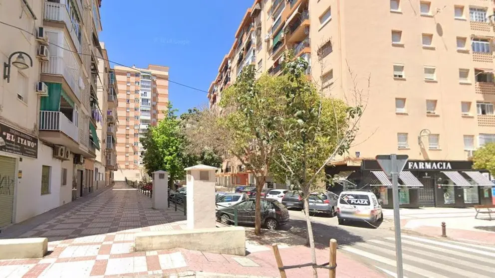 Calle Teresa de Calcuta, en el barrio de la Cruz del Humilladero