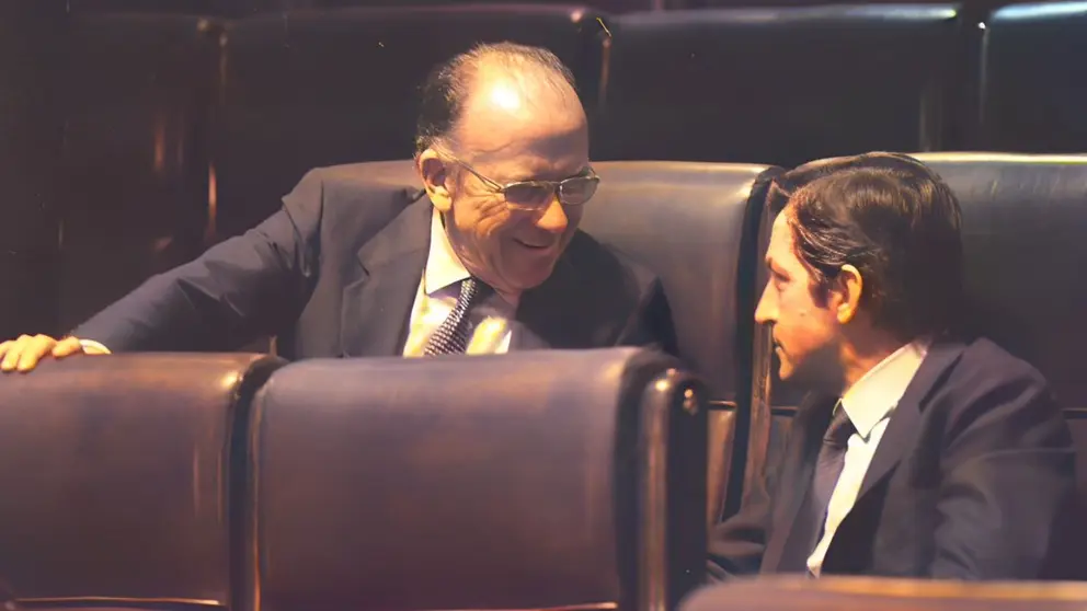 Santiago Carrillo y Adolfo Suarez