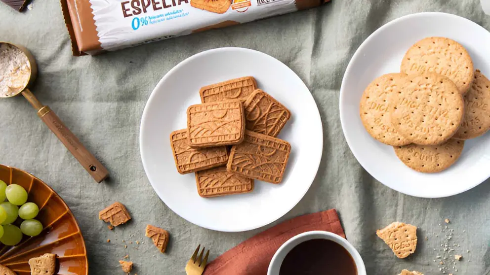Galletas de espelta Hacendado sin az&uacute;cares a&ntilde;adidos de Mercadona