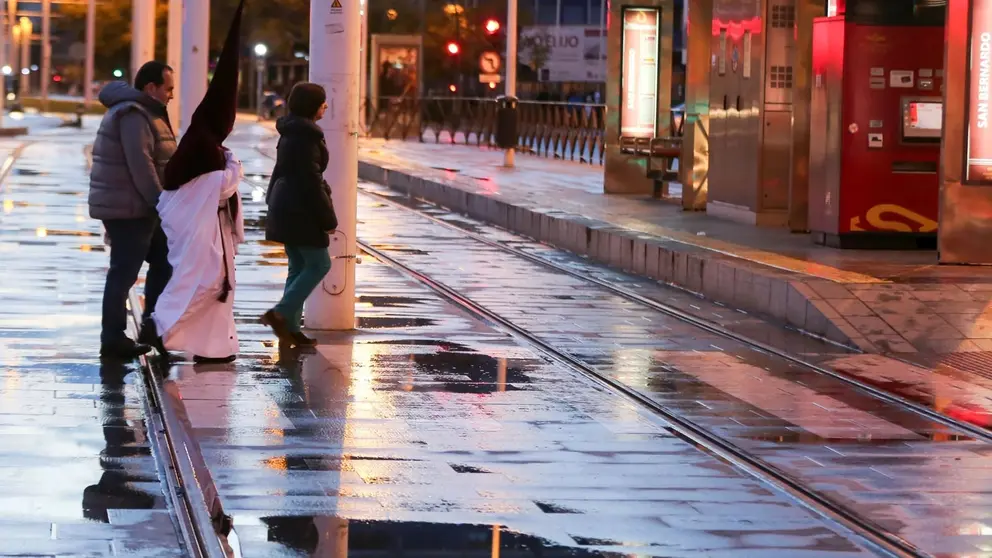 La lluvia ha venido marcando los desfiles procesionales de la Semana Santa