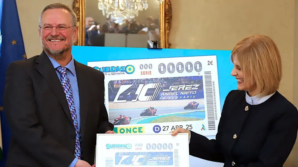 Cup&oacute;n de la ONCE dedicado al Circuito de Jerez