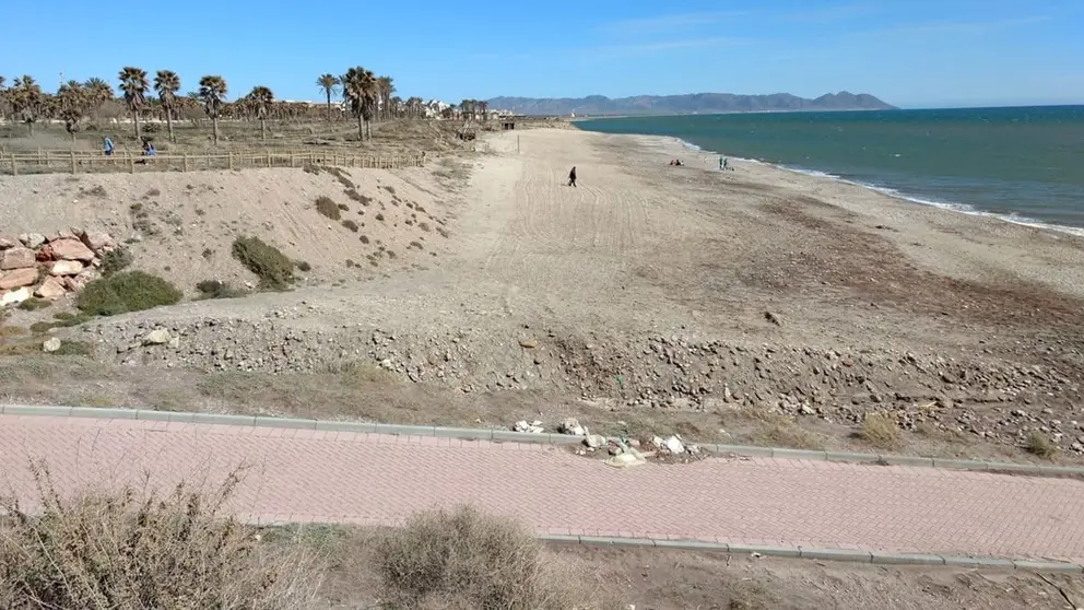 La playa de El Toyo en Almer&iacute;a
