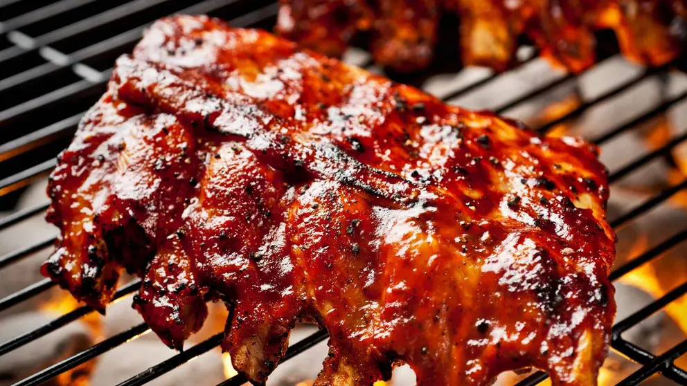 Costillas de cerdo a la barbacoa cortadas Hacendado de Mercadona