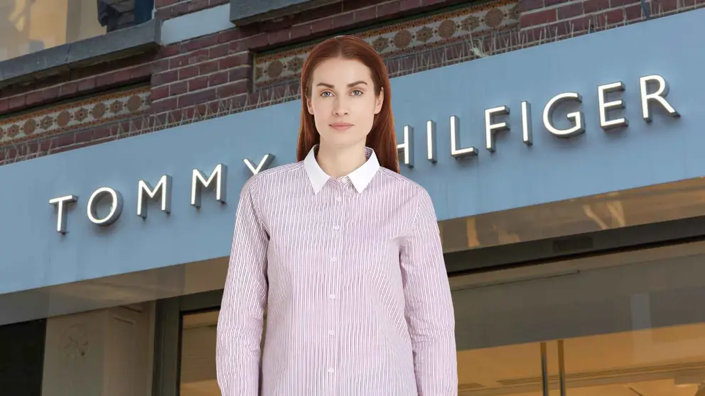 Camisa de manga larga Tommy Hilfiger en Amazon