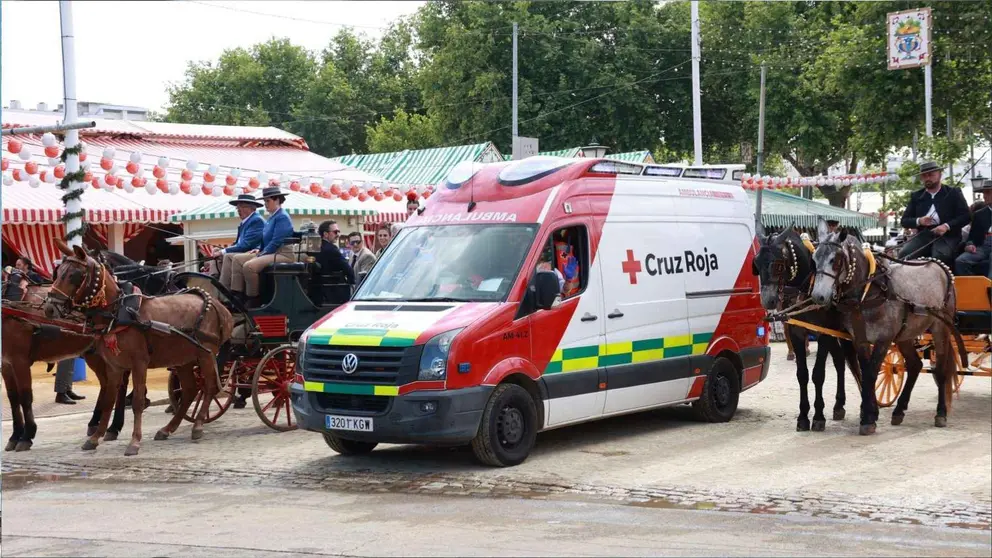 La Cruz Roja en la Feria de Sevilla