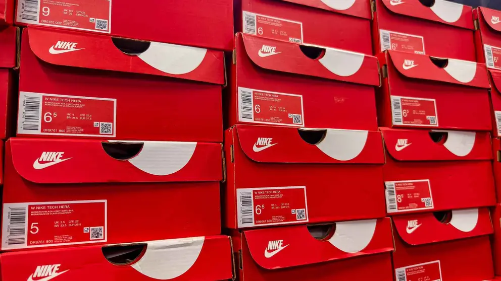 Caja de zapatillas de Nike