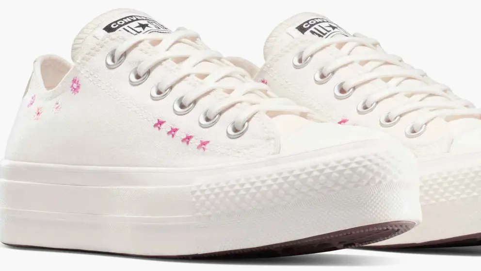Zapatillas Chuck Taylor All Star Lift Floral Embroidery Low Top