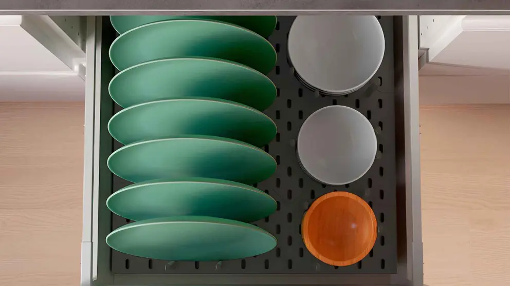 Panel perforado para caj&oacute;n de la serie UPPDATERA de Ikea