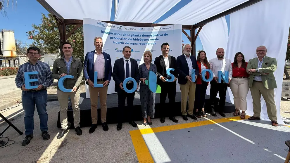 Inauguraci&oacute;n de la planta demostrativa de producci&oacute;n de hidr&oacute;geno verde con agua regenerada | Cristo Garc&iacute;a