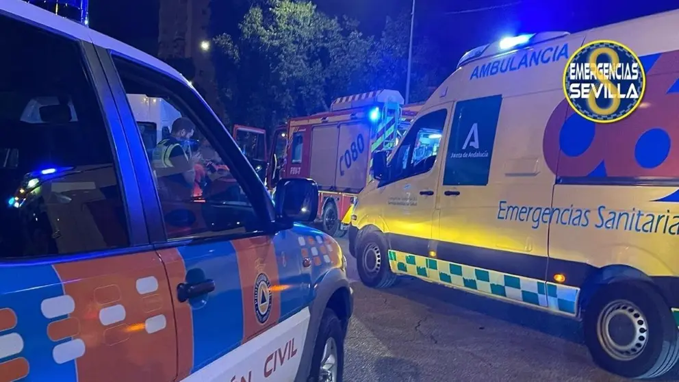 Una ambulancia en una foto de archivo