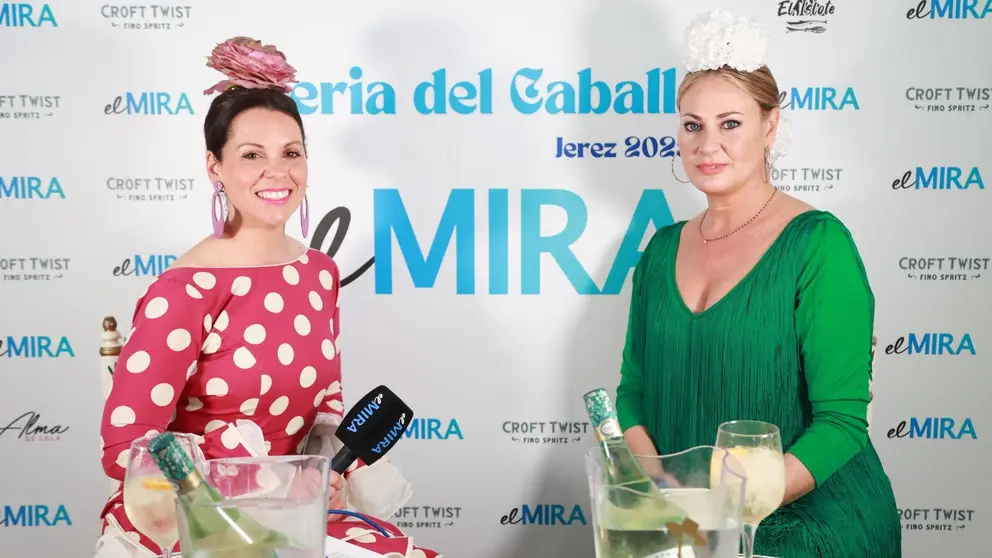 Ana Bel&eacute;n Morillo junto a Estefan&iacute;a Jaime en la caseta de El MIRA | Cristo Garc&iacute;a