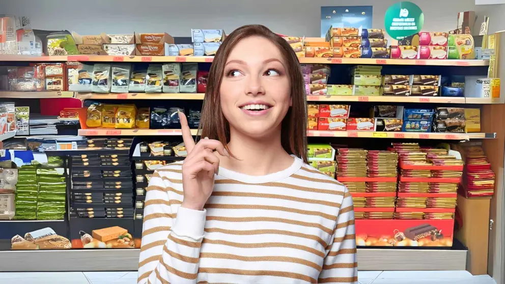 Una mujer en el interior de un supermercado de Mercadona