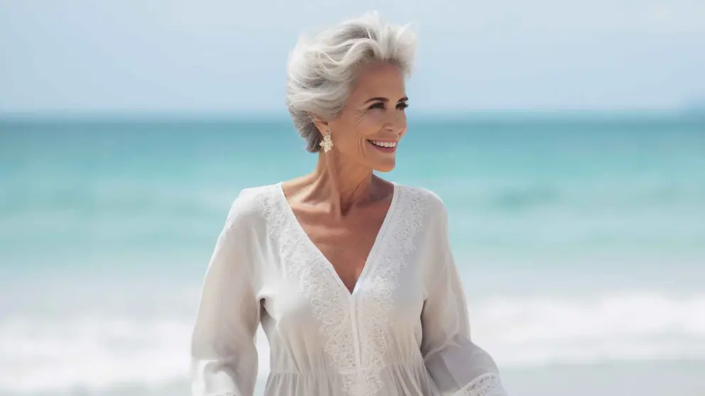 Una pensionista cobra la paga extra de verano de la Seguridad Social