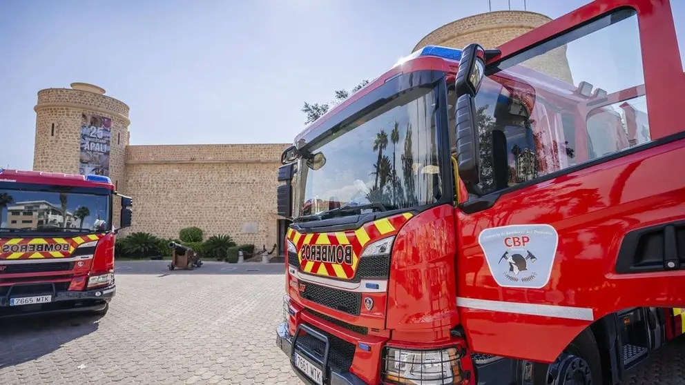 Bomberos del Poniente almeriense, en una imagen de archivo