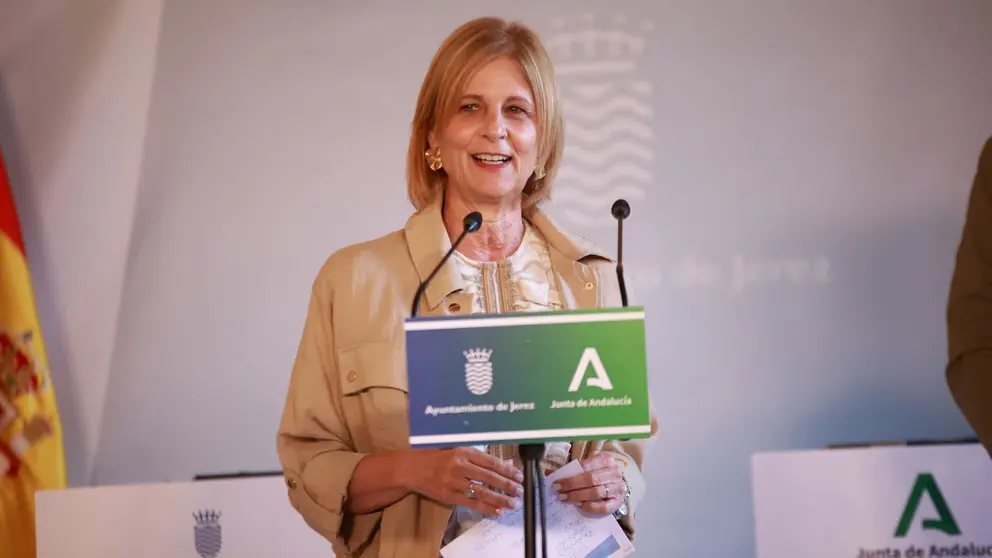La alcaldesa de Jerez, Mar&iacute;a Jos&eacute; Garc&iacute;a-Pelayo | Cristo Garc&iacute;a