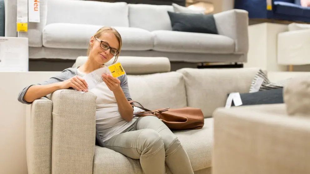 Secci&oacute;n de sof&aacute;s de IKEA