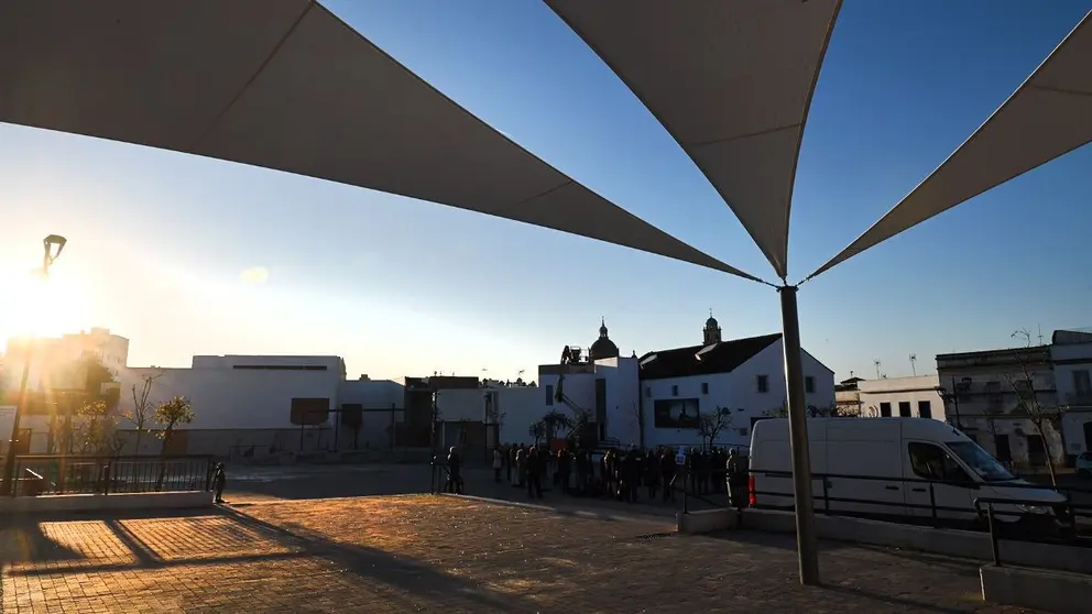 P&eacute;rgola en la Plaza Bel&eacute;n