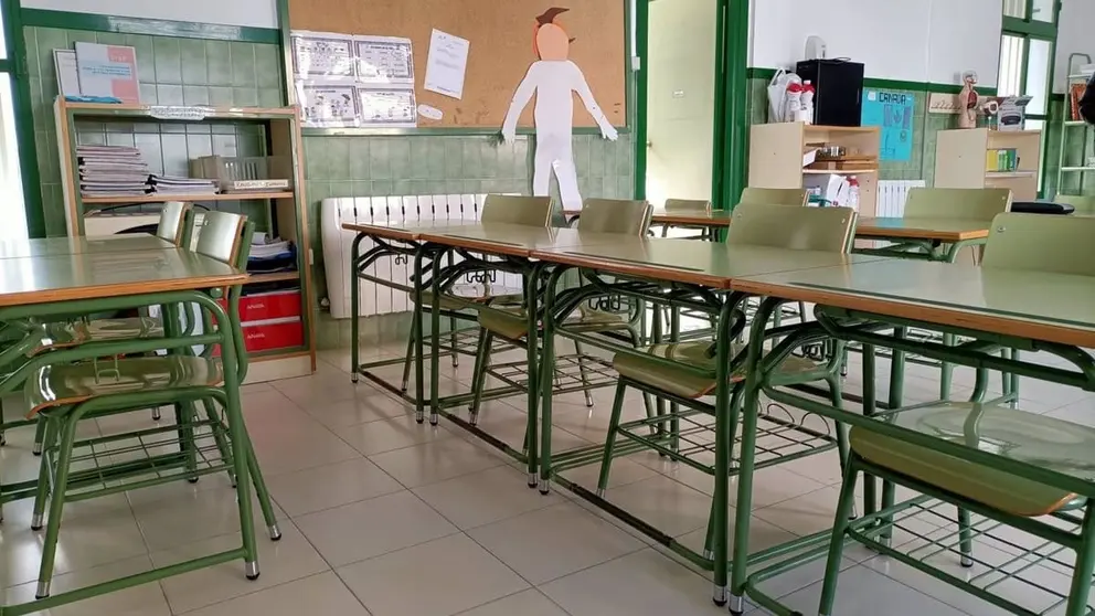 Un aula de un centro educativo, en una imagen de archivo