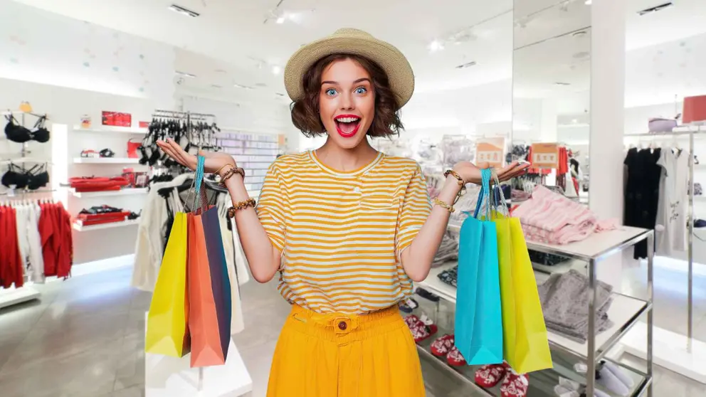 Una mujer a la moda en las tiendas de El Corte Ingl&eacute;s