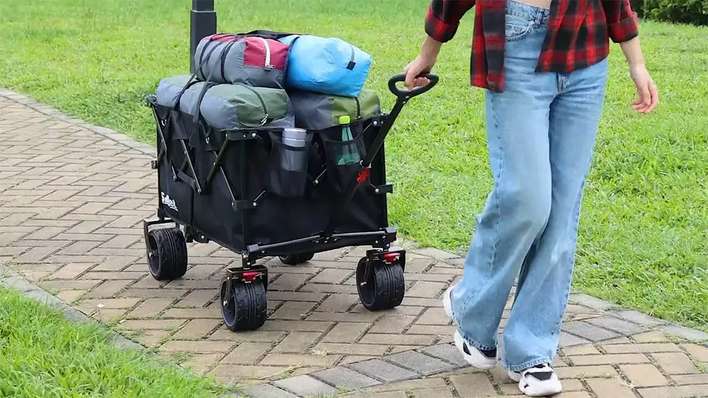 Carro de mano plegable con ruedas en Amazon