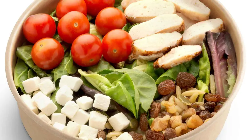 Ensalada de pollo, queso y frutos secos Listo para Comer de Mercadona