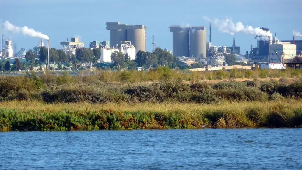Imagen del polo industrial de Huelva