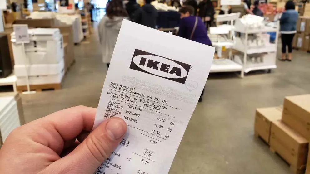 Ticket de IKEA