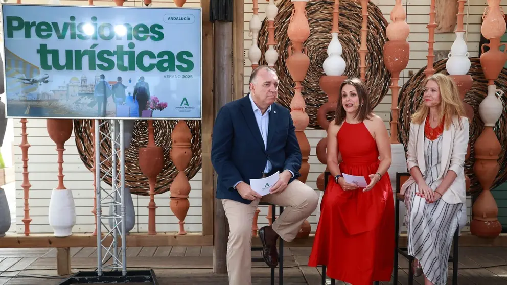 Acto de presentaci&oacute;n de las previsiones tur&iacute;sticas de Andaluc&iacute;a para el verano de 2025 | Cristo Garc&iacute;a