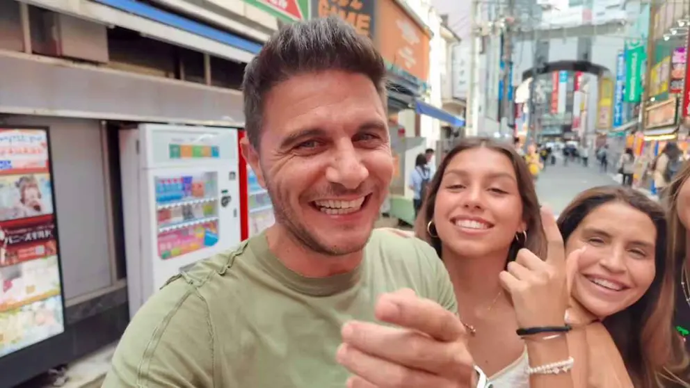 Joaqu&iacute;n S&aacute;nchez y su familia grabando su nuevo programa en Jap&oacute;n | @Joaquinarte