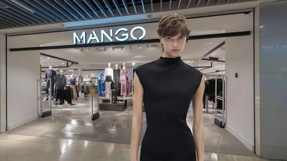 Una mujer a la moda con ropa de Mango