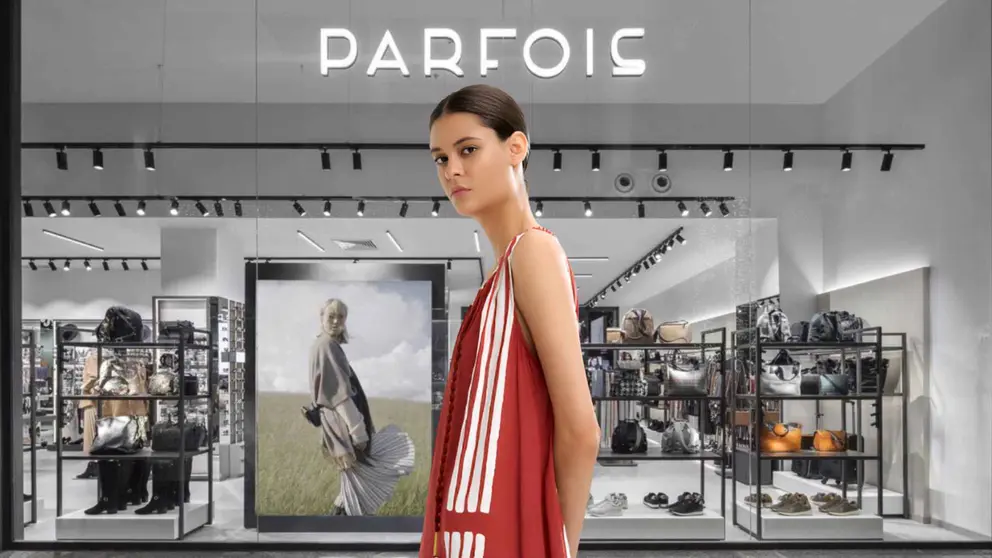 Vestido largo estampado de Parfois