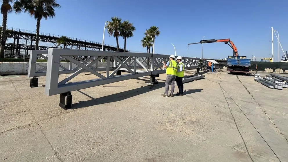 Obras en el Puerto de Huelva