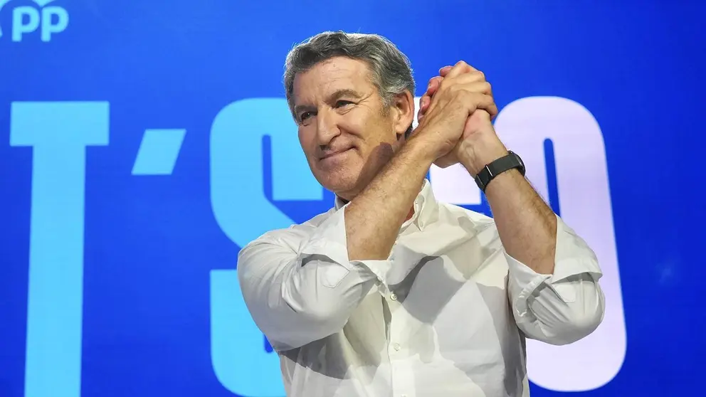 Alberto N&uacute;&ntilde;ez Feij&oacute;o, reelegido presidente del PP con el 99,24% de los votos