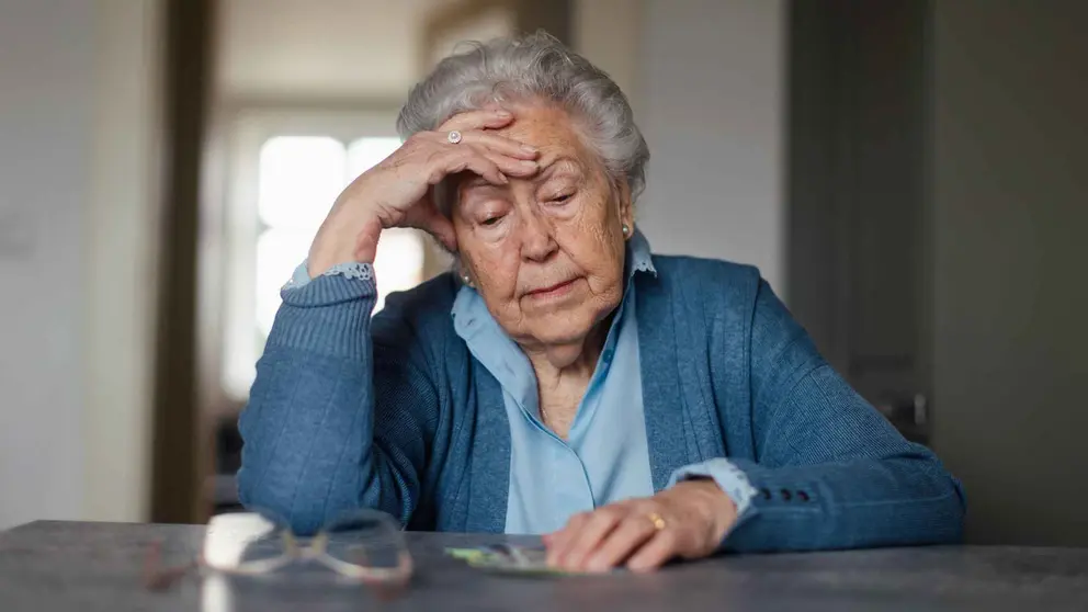 Una pensionista de la Seguridad Social