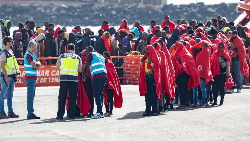 Los servicios sanitarios atienden a migrantes