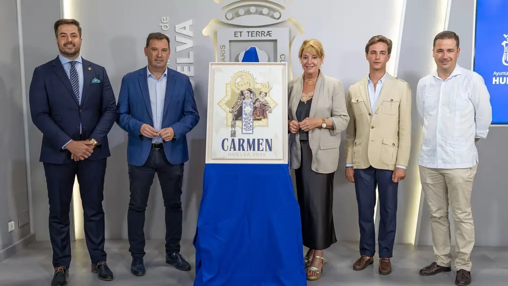 Presentaci&oacute;n del cartel anunciador de las Fiestas del Carmen en Huelva
