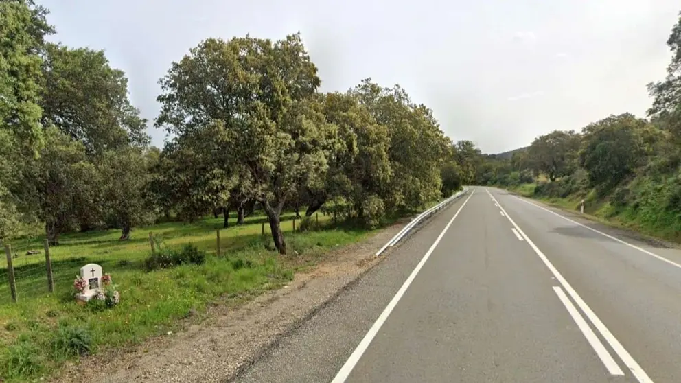 La carretera en la que se produjo el accidente (21)