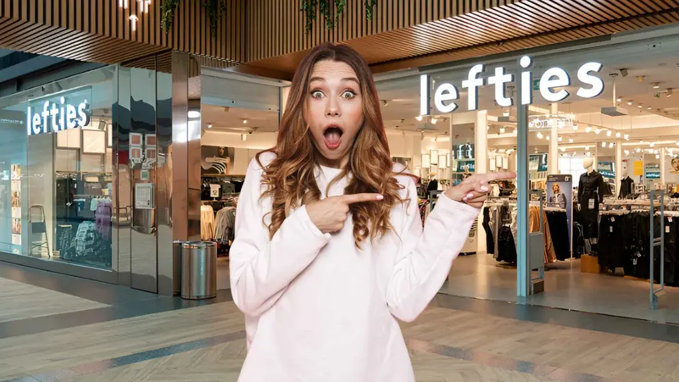 Una mujer a la moda con ropa de Lefties