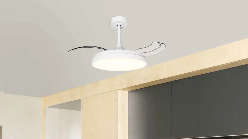 Ventilador de aspas retr&aacute;ctiles Memoria Calima Infiniton de Carrefour