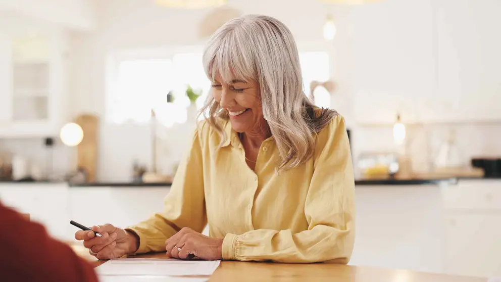 Una futura pensionista de la Seguridad Social