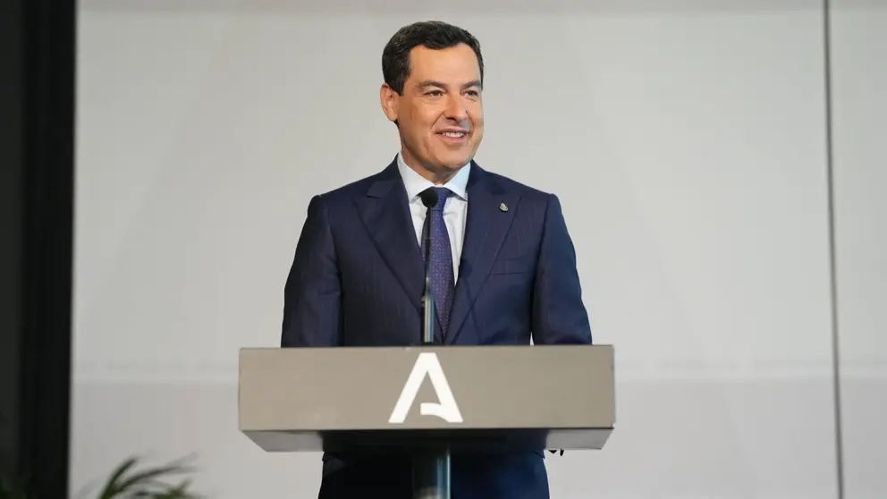 El presidente de la Junta de Andaluc&iacute;a, Juanma Moreno
