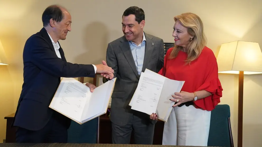 Juanma Moreno ha confimado una nueva alianza con Jap&oacute;n para promover la innovaci&oacute;n