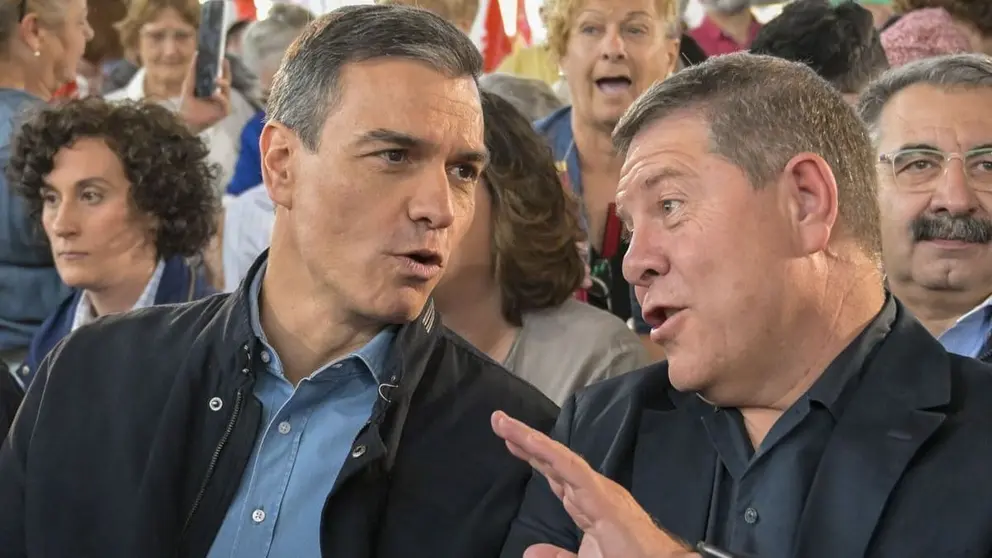 Pedro S&aacute;nchez, junto a Garc&iacute;a-Page en una imagen de archivo