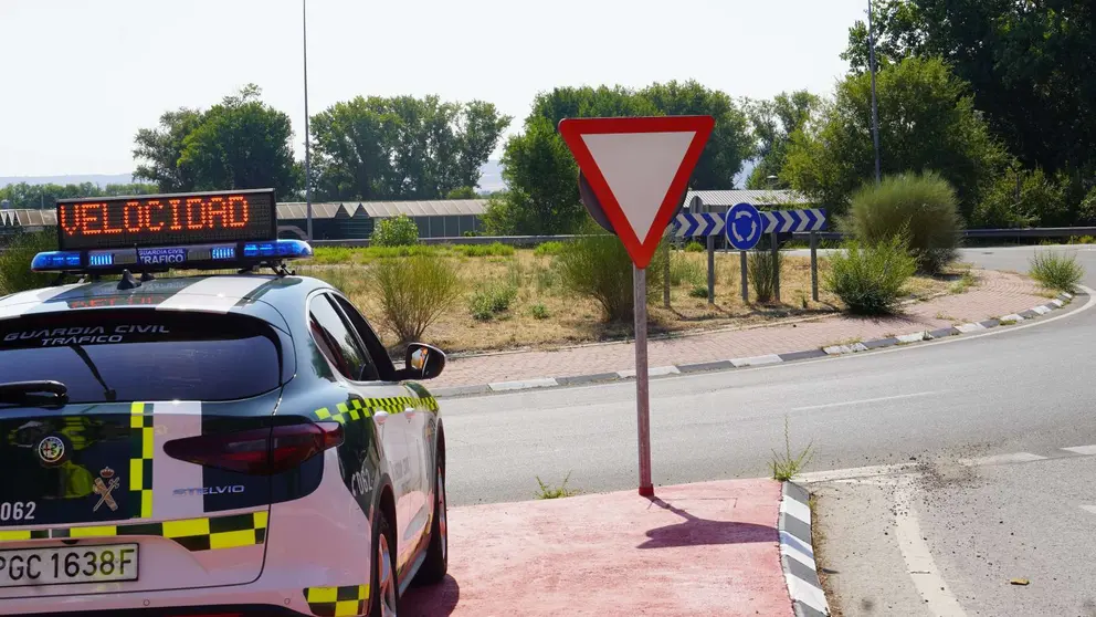 Control de velocidad de la Guardia Civil