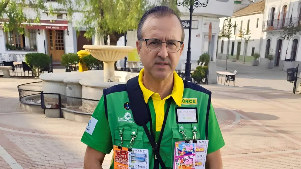 Alfonso Torralbo, vendedor de la ONCE