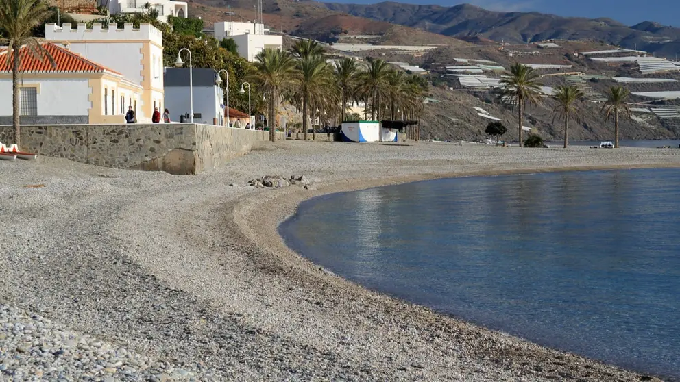 La playa en la que se produjo el fatal desenlace