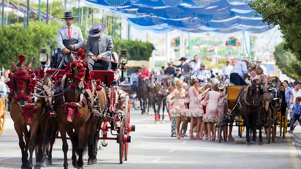 Paseo de Caballos en la Feria de M&aacute;laga